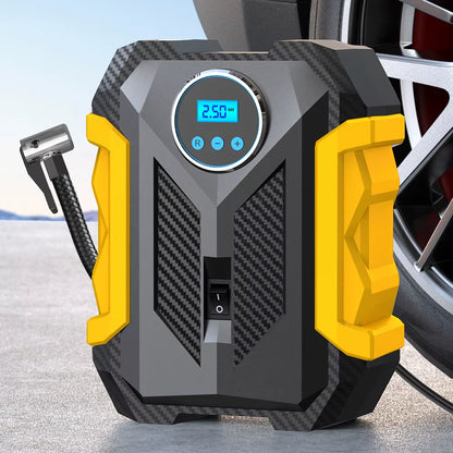 Portable Car Air Compressor Digital Tire Inflator Pump Travel Emergency LED Light Tire Air Pump Compressor for Car