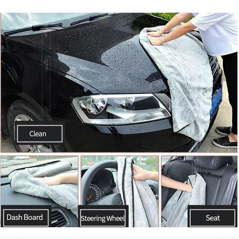 Microfiber Car Washing Towel Ultra-Soft, High Absorbent Drying Cloth